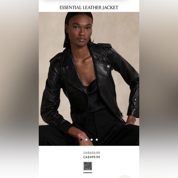 Leather coat - Picture 3 of 5